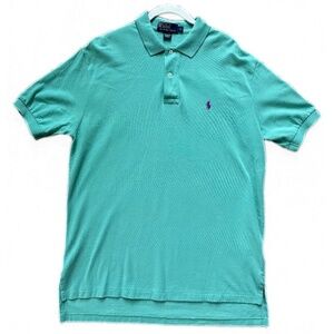 Polo by Ralph Lauren Shirt, Large, Seafoam Green w/ Purple Pony